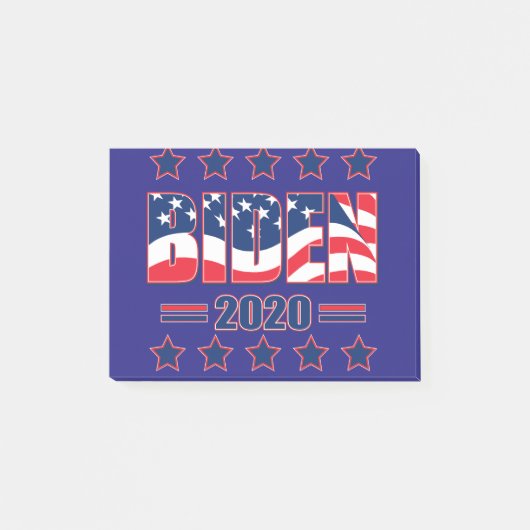 BIDEN-2020-Comeback-Kid Post-it Klebezettel (Vorderseite)