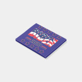 BIDEN-2020-Comeback-Kid Post-it Klebezettel (angewinkelt)