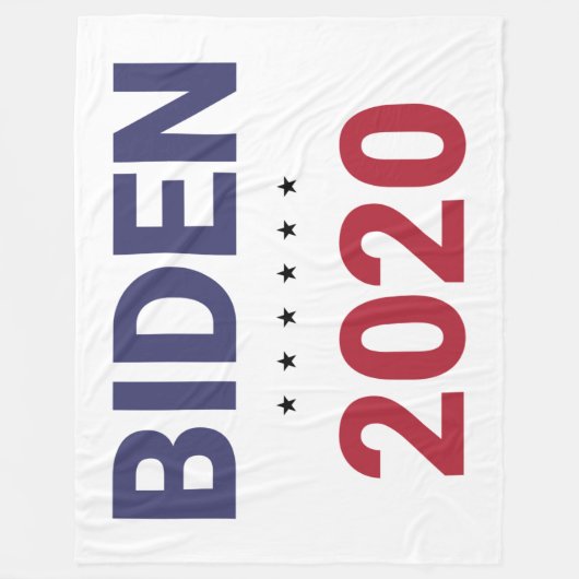 Biden 2020 fleecedecke (Vorderseite)
