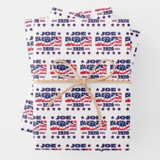 Biden 2020 - Joe Biden für Präsident Geschenkpapier Set (Beispiel)