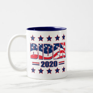 BIDEN-2020-Joe Biden für Präsident Zweifarbige Tasse