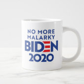 BIDEN 2020 - Kein Malarkie mehr Jumbo-Tasse (Rechts)