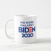 BIDEN 2020 - Kein Malarkie mehr Kaffeetasse (Links)