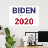 Biden 2020 (Präsidentschaftswahl der USA) Poster (Heimbüro)