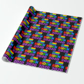 Biden 2020 Rainbow Gay Pride Geschenkpapier (Ungerollt)