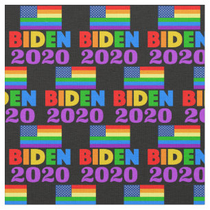 Biden 2020 Rainbow Gay Pride Stoff