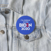 BIDEN 2020 - Ridin mit Biden Button (Beispiel)