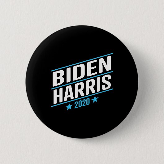 Biden 2020 und Kamala Harris auf dem Einzel-Ticket Button (Vorderseite)