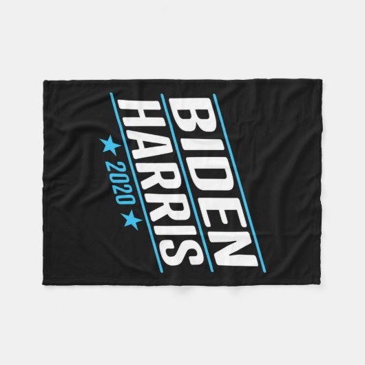 Biden 2020 und Kamala Harris auf dem Einzel-Ticket Fleecedecke (Vorderseite (Horizontal))