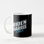 Biden 2020 und Kamala Harris auf dem Einzel-Ticket Kaffeetasse (Links)