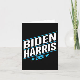 Biden 2020 und Kamala Harris auf dem Einzel-Ticket Karte