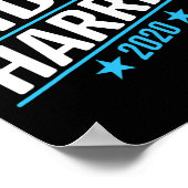 Biden 2020 und Kamala Harris auf dem Einzel-Ticket Poster (Ecke)