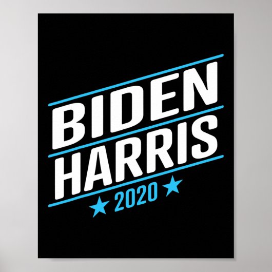 Biden 2020 und Kamala Harris auf dem Einzel-Ticket Poster (Vorne)