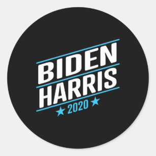 Biden 2020 und Kamala Harris auf dem Einzel-Ticket Runder Aufkleber