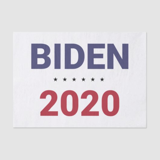 Biden 2020 (US-Wahl) Seidenpapier (Vorderseite)