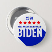 Biden 2020 Wahlen machen Amerika wieder gesund Button (Vorne & Hinten)