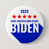 Biden 2020 Wahlen machen Amerika wieder gesund Button (Vorderseite)