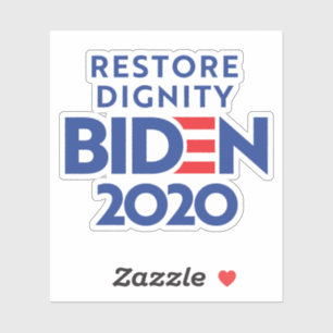 BIDEN 2020 - Würde wiederherstellen Aufkleber