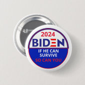 Biden 2024 button (Vorne & Hinten)