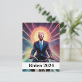 Biden 2024 postkarte (Stehend Vorderseite)