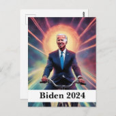 Biden 2024 postkarte (Vorne/Hinten)
