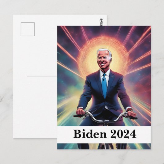 Biden 2024 postkarte (Vorne/Hinten)