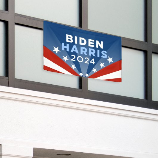 Biden 2024 Präsident Biden Harris 2024 Banner (Äußeres Gebäude)