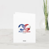 Biden 2024 Rosa Weihnachtssüßer Karte (Rückseite)