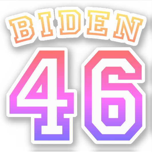 BIDEN 46 AUFKLEBER (Vorderseite)