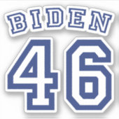 BIDEN 46 AUFKLEBER (Vorderseite)