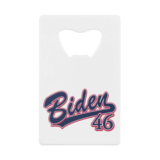Biden-46 Geldbeutel Flaschenöffner (Vorderseite)