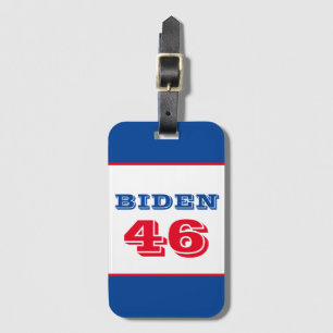 Biden 46 Kollegiatstil Gepäckanhänger