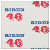 Biden 46 Kollegiatstil Stoff (Nahaufnahme)