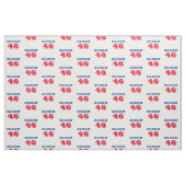 Biden 46 Kollegiatstil Stoff (Fat Quarter (45,7 x 55,9 cm))