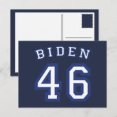 BIDEN 46 POSTKARTE (Vorne/Hinten)