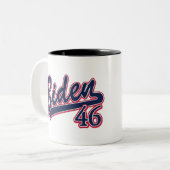 Biden 46 zweifarbige tasse (Vorderseite Links)