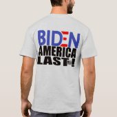 BIDEN-AMERIKA-LETZTER GRIFF T-Shirt (Rückseite)