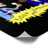 Biden and Kamala-harris Parody Poster (Ecke)