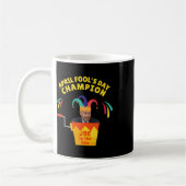 Biden April Fool's Day Champ Politische Humor Pro Kaffeetasse (Links)