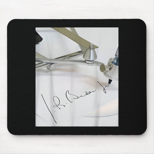 Biden Autopen Signature Funny Mousepad (Vorne)