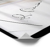 Biden Autopen Unterschrift Lustig Poster (Ecke)