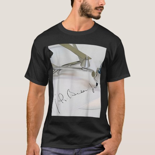 Biden Autopen Unterschrift Lustig T-Shirt (Vorderseite)