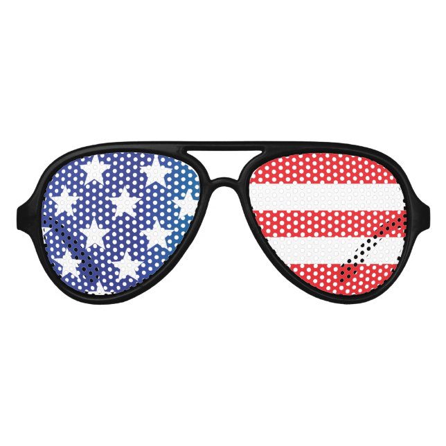 Biden Aviator Party-Sonnenbrille Partybrille (Vorderseite)