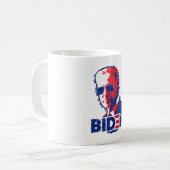 Biden Aviator Sonnenbrille Scribble Joe Biden 2020 Kaffeetasse (Vorderseite Links)