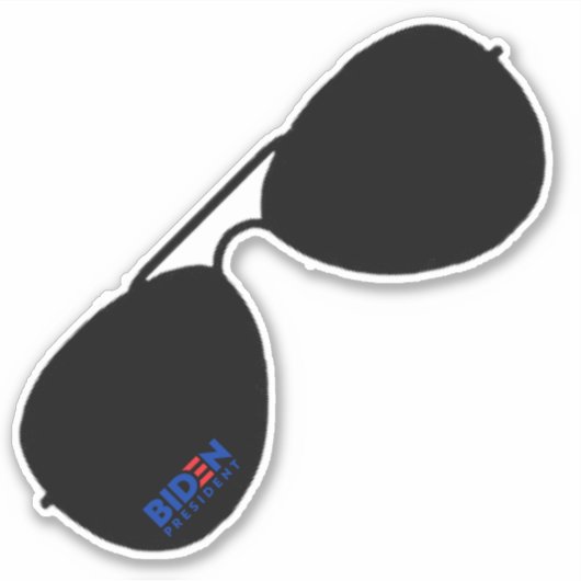 Biden Aviators Aufkleber (Vorderseite)