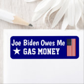 Biden besitzt Gas Money Label (Insitu)
