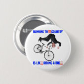 Biden Bike Fahrrad Reiten ist wie los Button (Vorne & Hinten)