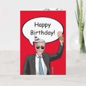 BIDEN Birthday Card Karte (Vorderseite)