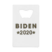 Biden Camouflage Geldbeutel Flaschenöffner (Vorderseite)