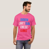 Biden Cant Ban Diese Waffen Funny Fitness Gym Anti T-Shirt (Vorne ganz)